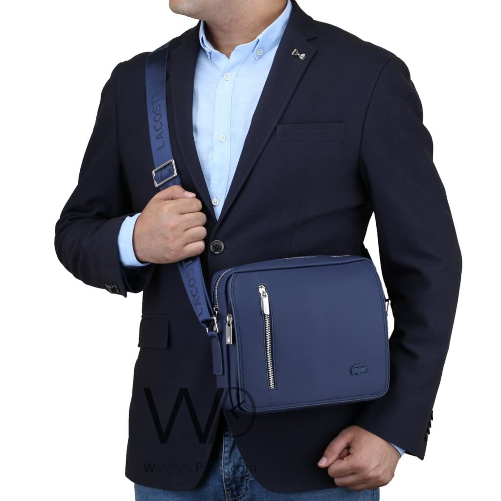 Lacoste Crossbody Mini Laptop Bag For Men | Watches Prime