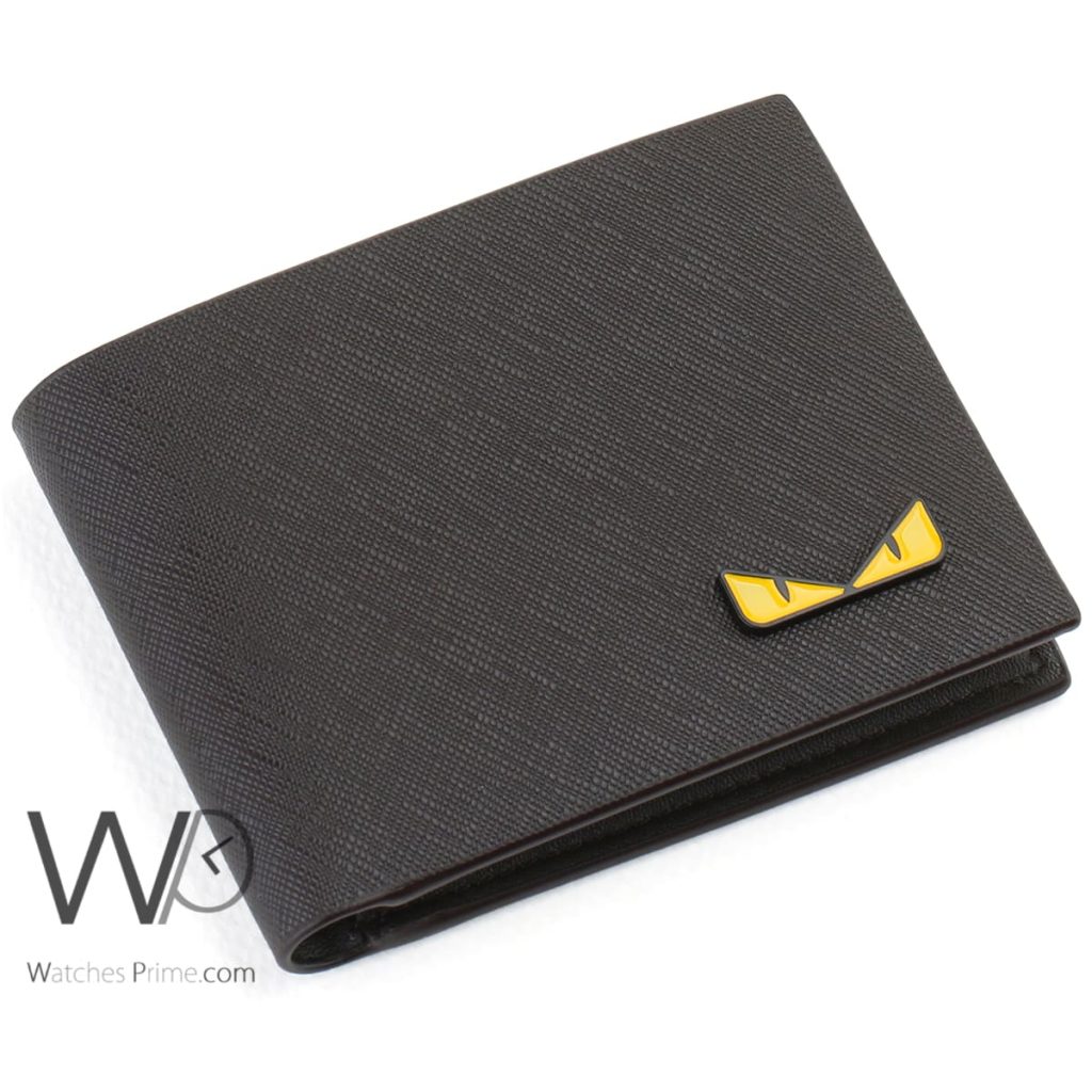Fendi FF Eyes Brown Wallet For Men | Watches Prime