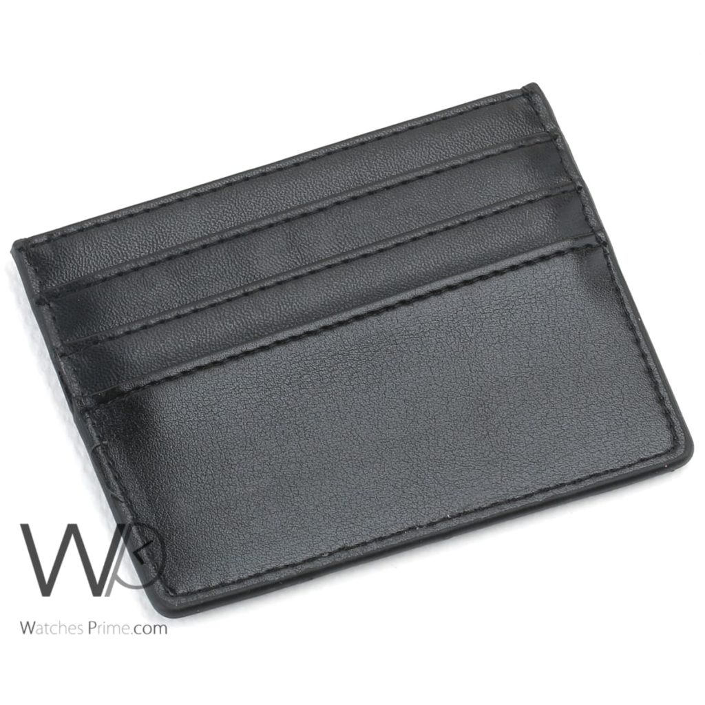 Giorgio Armani Holder Card Wallet Black Men | Watches Prime