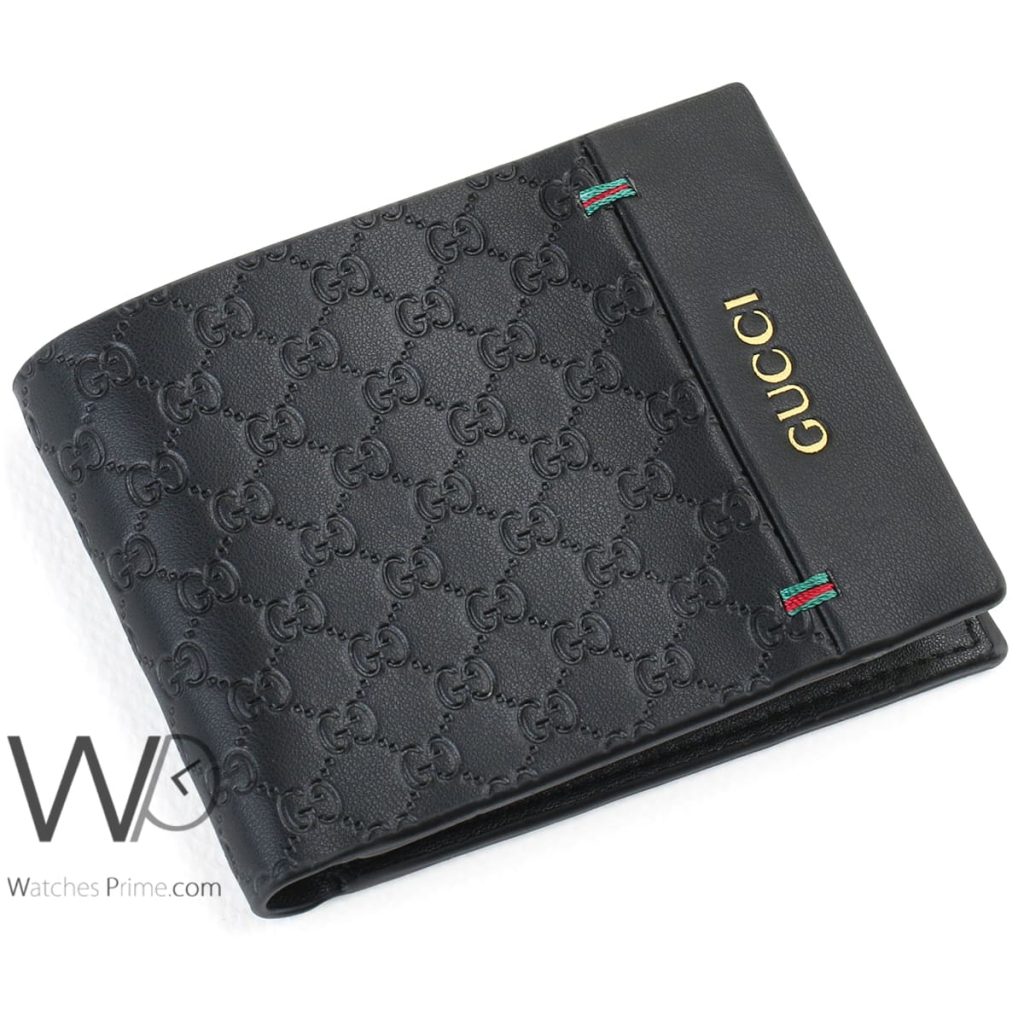 محفظة رجالي قوتشي Gucci جلد اسود | واتشز برايم
