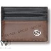 Gucci GG Holder Card Wallet Brown For Men | Watches Prime