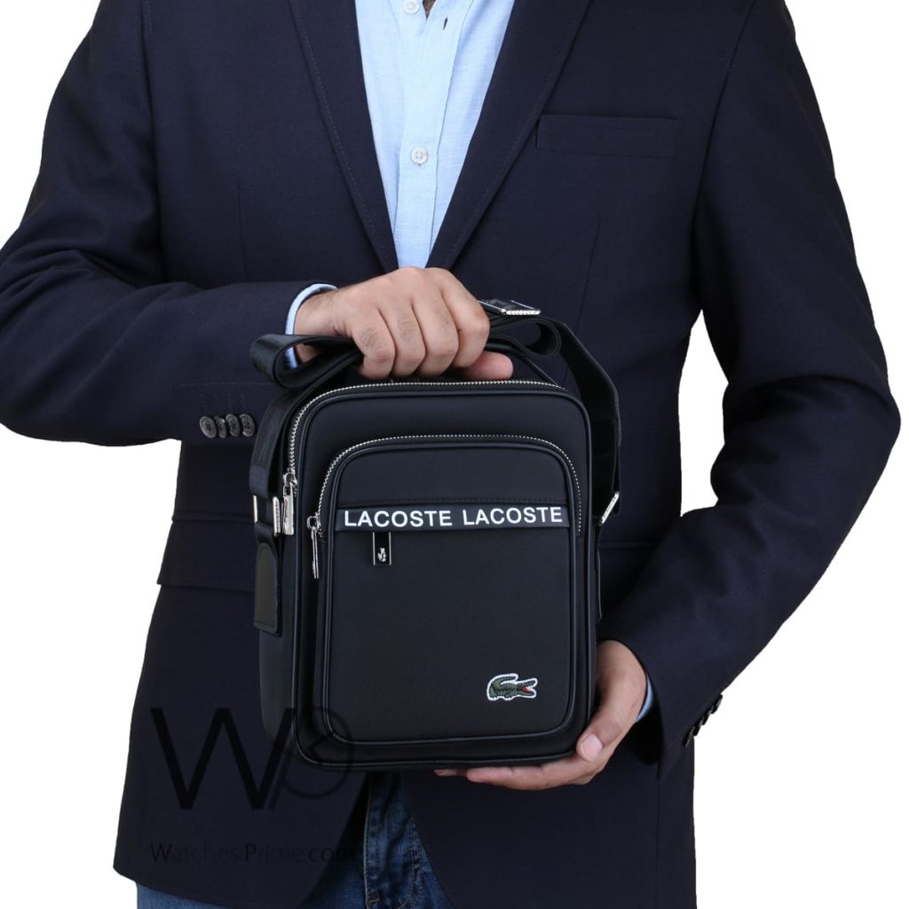 Crossbody Croc Lacoste Messenger Bag For Men | Watches Prime