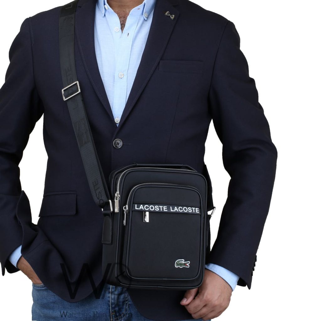 Crossbody Croc Lacoste Messenger Bag For Men | Watches Prime