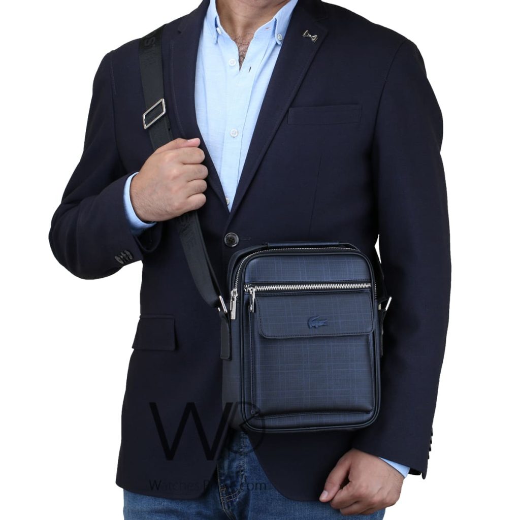 Lacoste Messenger Crossbody Striped For men | Watches Prime