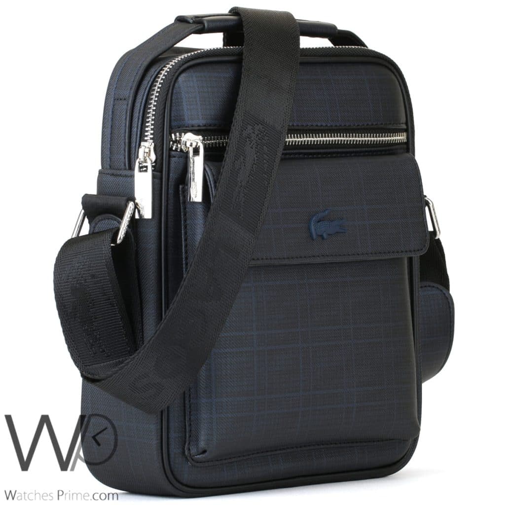 Lacoste Messenger Crossbody Striped For men | Watches Prime