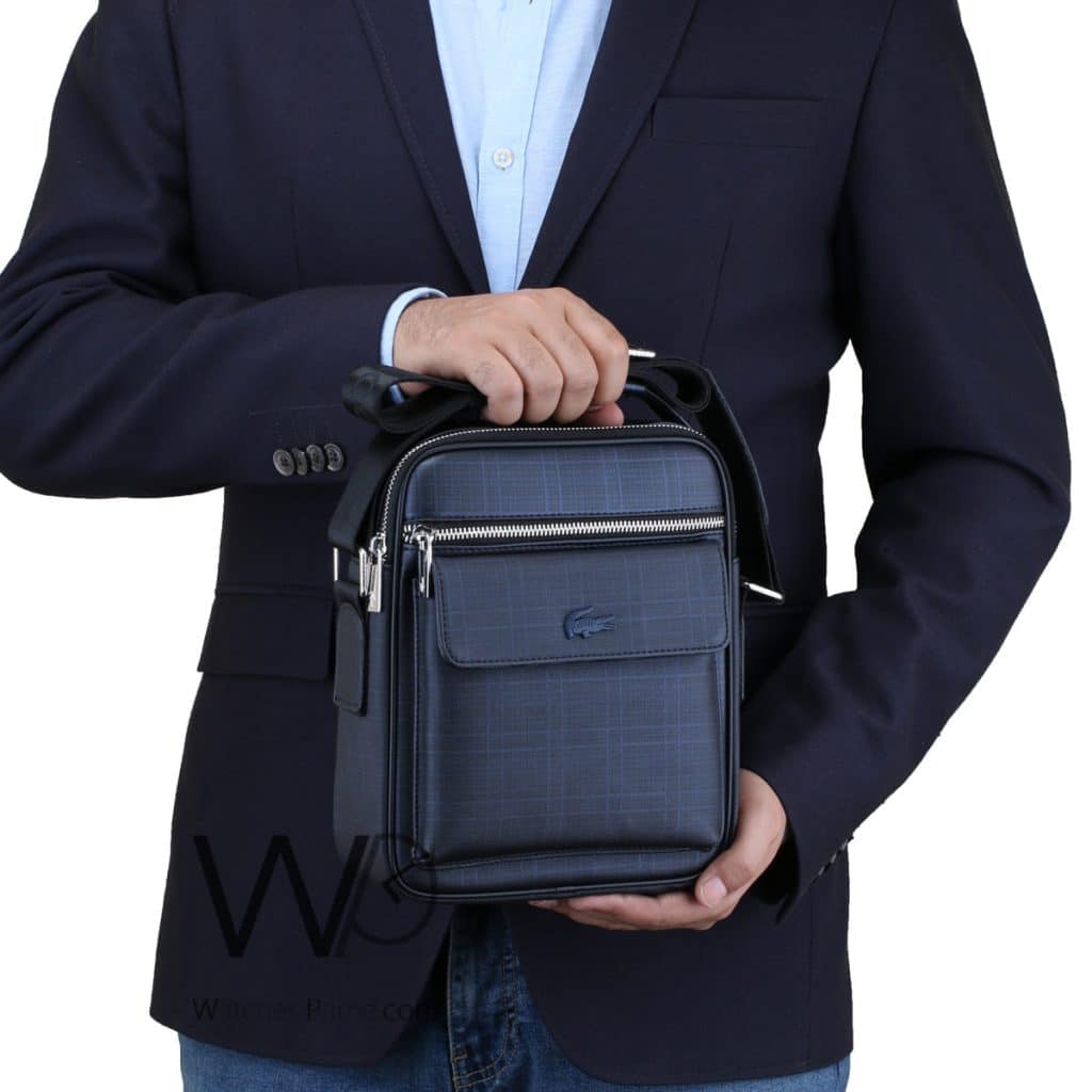 Lacoste Messenger Crossbody Striped For men | Watches Prime