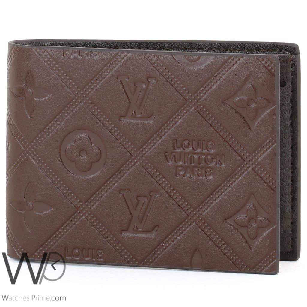 محفظة رجالية لويس فيتون Louis Vuitton LV بني | واتشز برايم