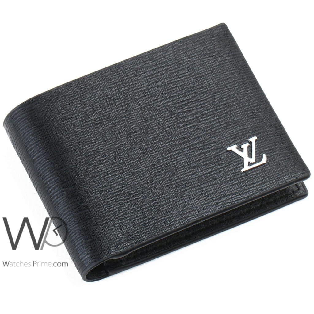 محفظة رجالي لويس فيتون Louis Vuitton جلد اسود | واتشز برايم