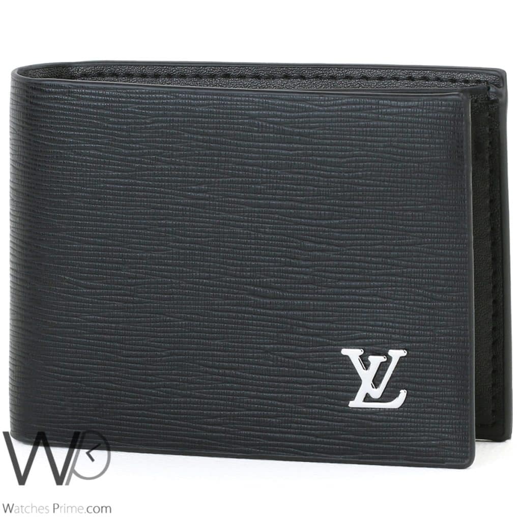 محفظة رجالي لويس فيتون Louis Vuitton جلد اسود | واتشز برايم