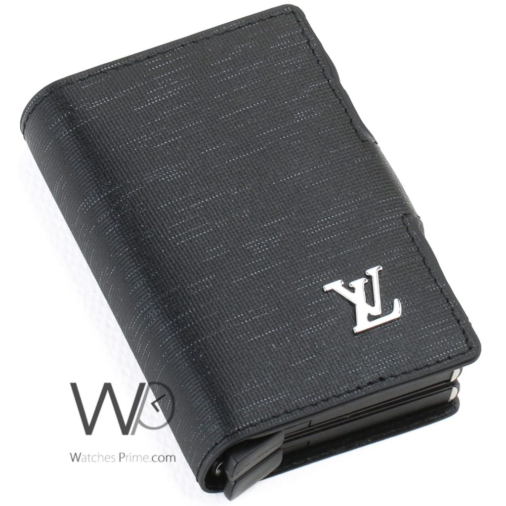 محفظة كروت ذكية لويس فيتون Louis Vuitton اسود | واتشز برايم