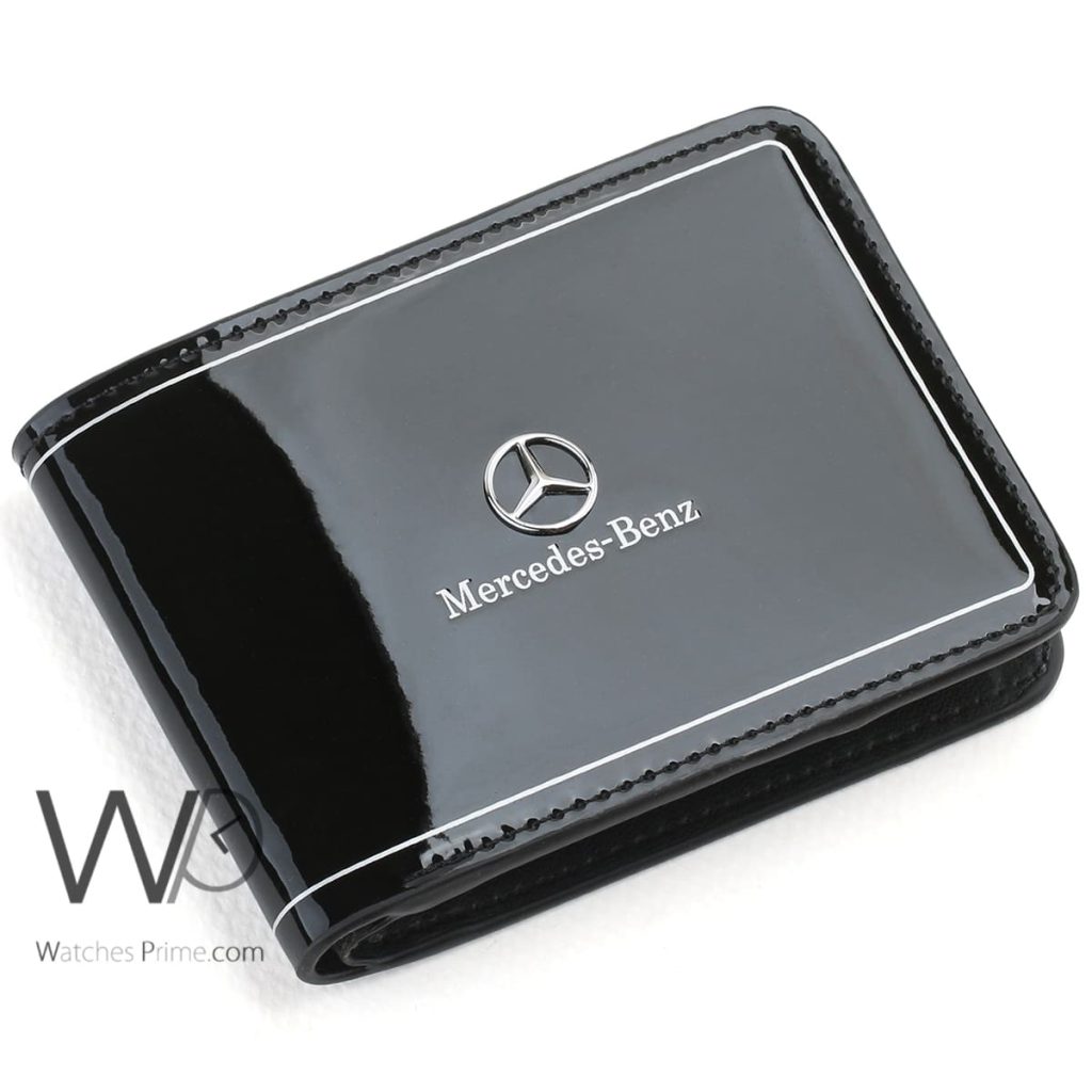 محفظة مرسيدس بنز Mercedes Benz رجالية جلد اسود | واتشز برايم