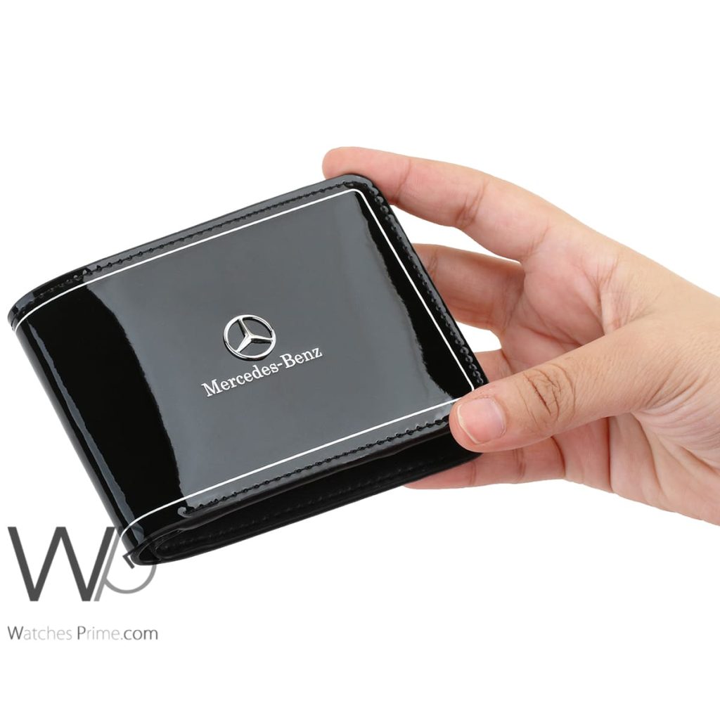 محفظة مرسيدس بنز Mercedes Benz رجالية جلد اسود | واتشز برايم