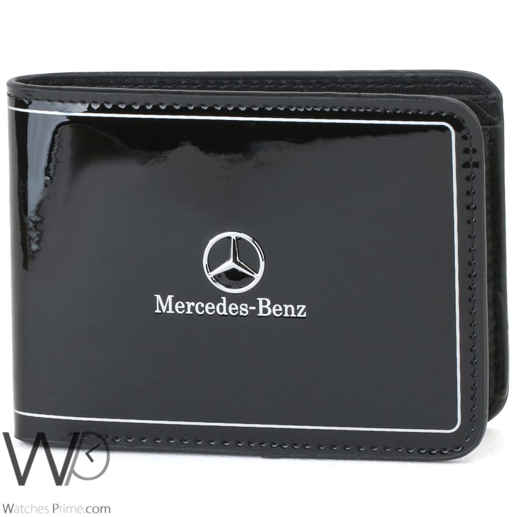 محفظة مرسيدس بنز Mercedes Benz رجالية جلد اسود | واتشز برايم