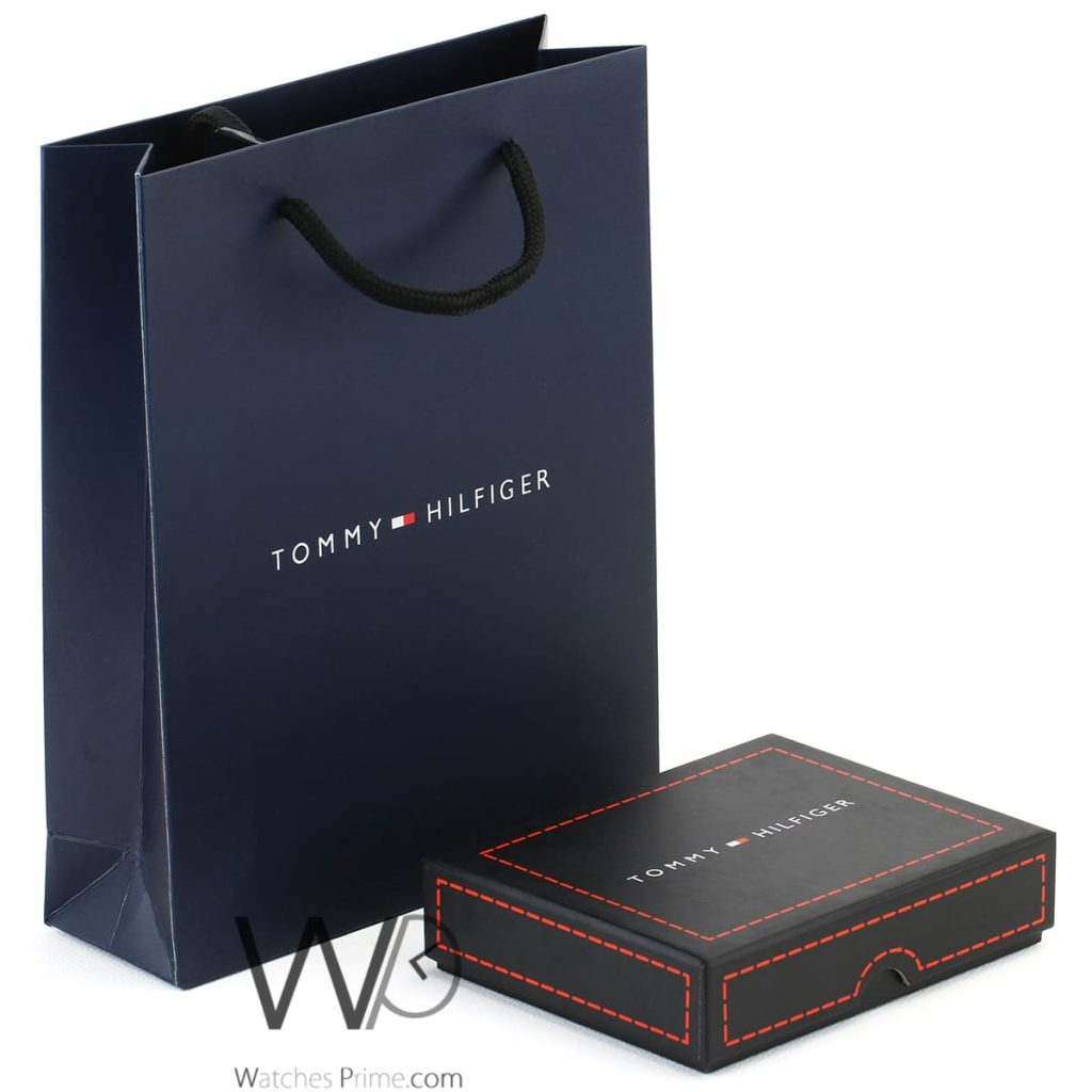 Tommy Hilfiger Wallet Black Original For Men | Watches Prime