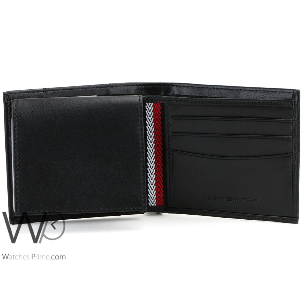 Tommy Hilfiger Wallet For Men Black Original | Watches Prime