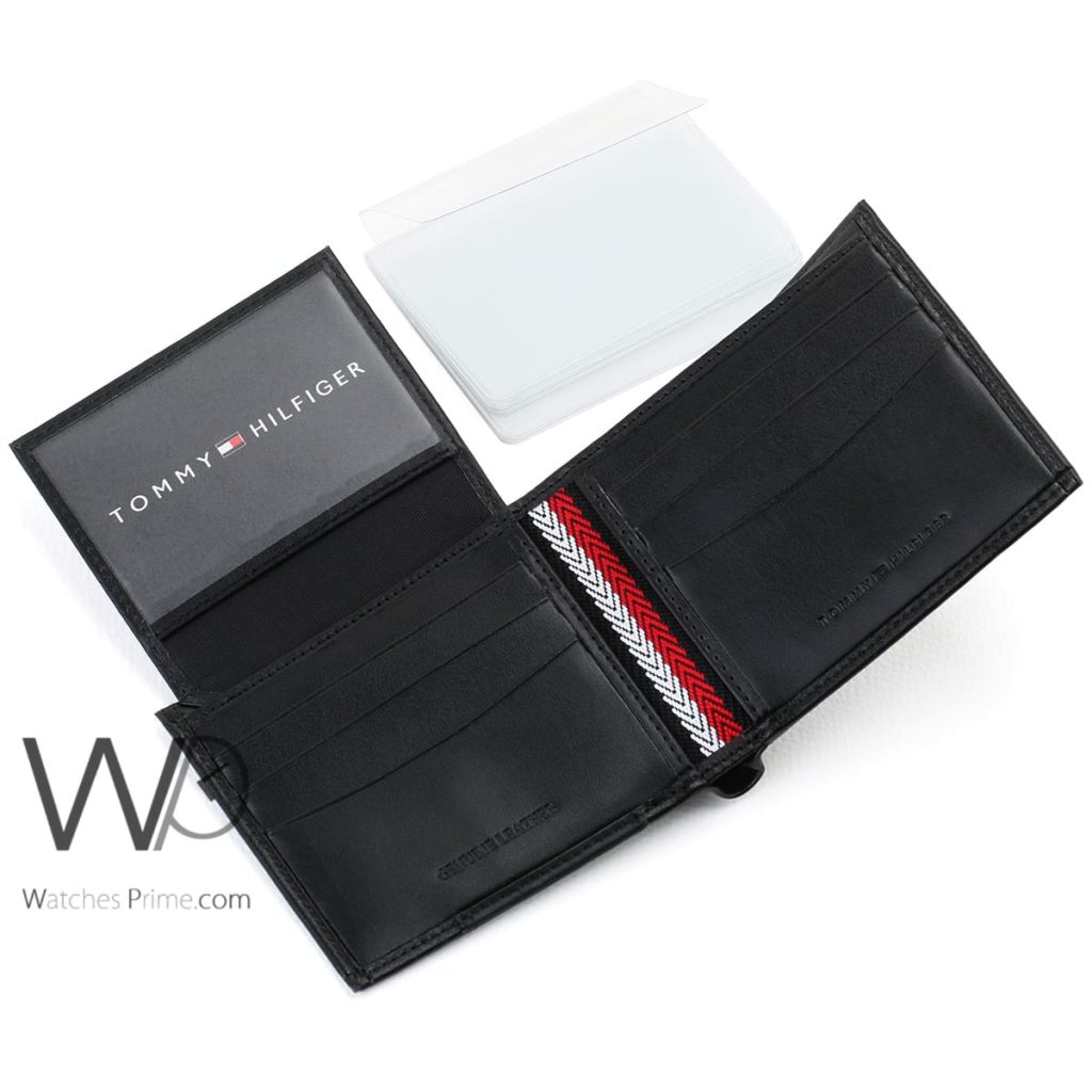 Tommy Hilfiger Wallet For Men Black Original | Watches Prime