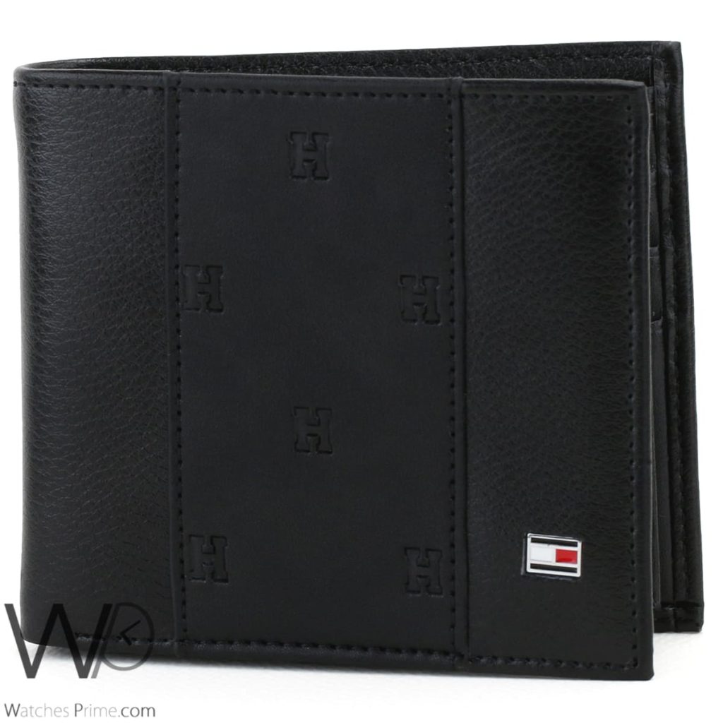 Tommy Hilfiger Wallet For Men Black Original | Watches Prime