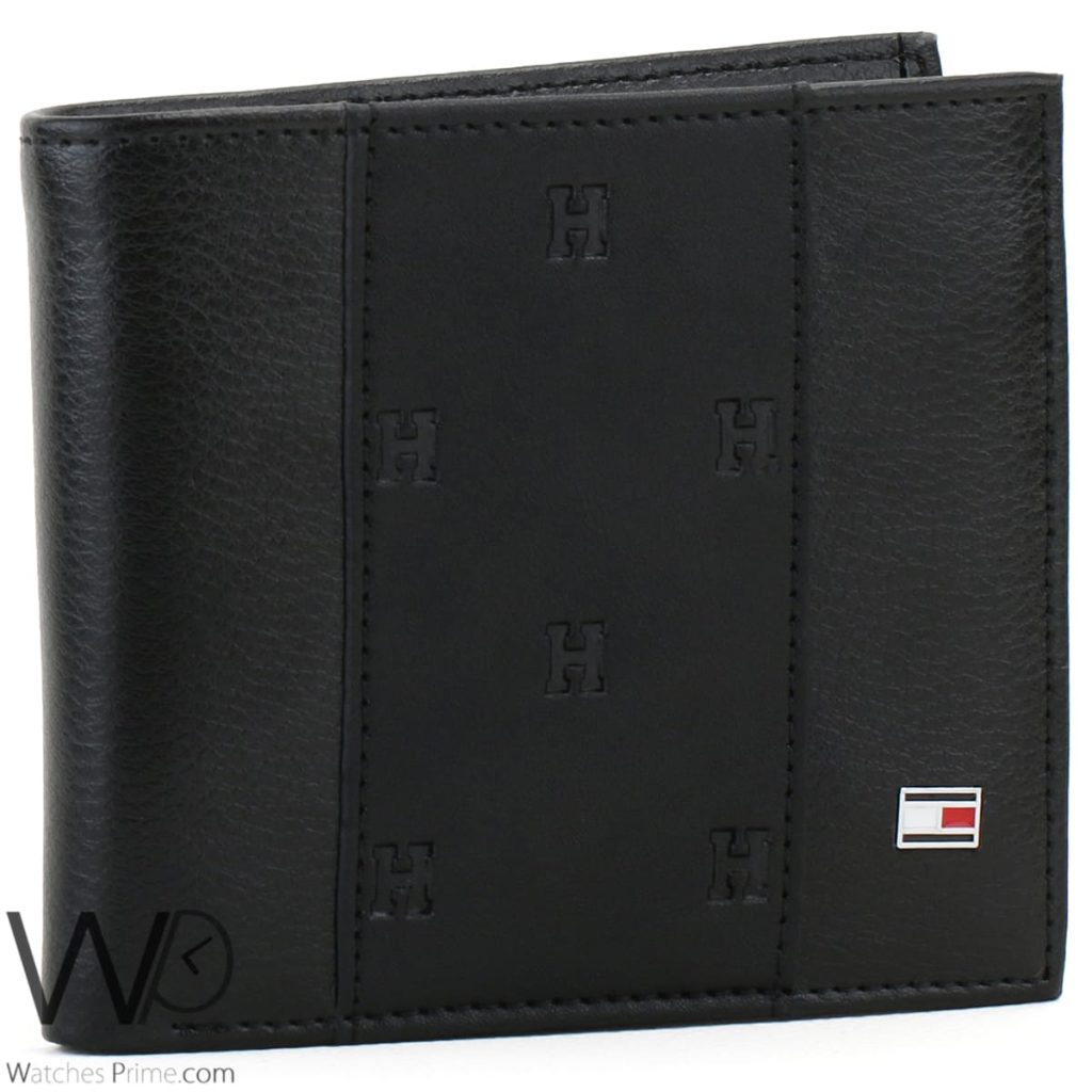 Tommy Hilfiger Wallet For Men Black Original | Watches Prime
