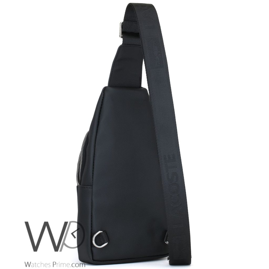 Sling Lacoste Bag Black For men | Watches Prime