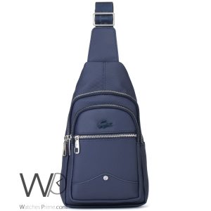 Sling lacoste blue bag men