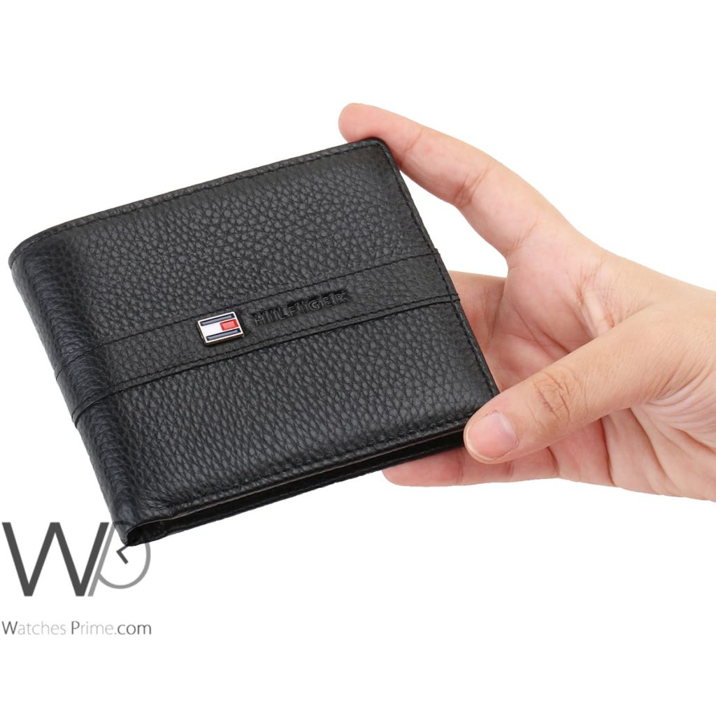Tommy HilfigerTH Wallet Black For Men | Watches Prime