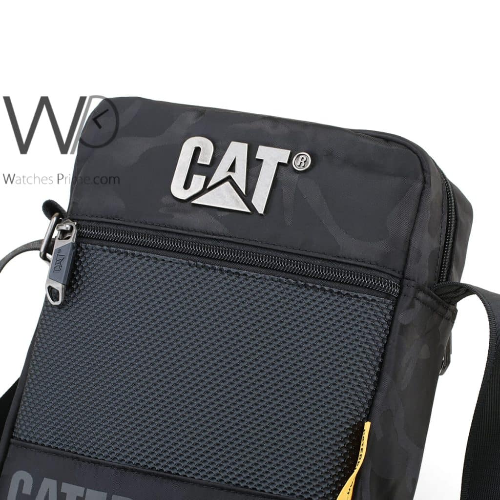 شنطة كاتربيلر Cat بوليستر كروس اسود رجالي | واتشز برايم