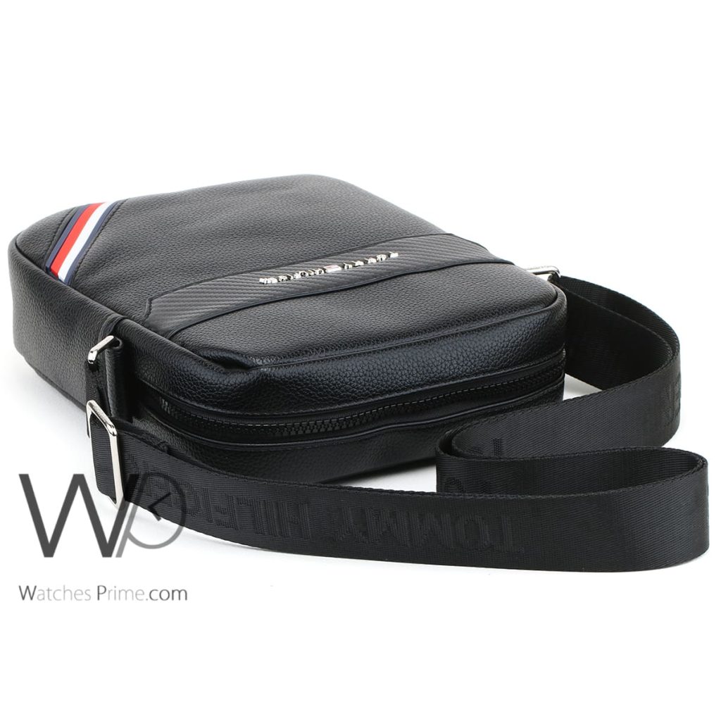 Leather Tommy Hilfiger Crossbody Bag For Men | Watches Prime
