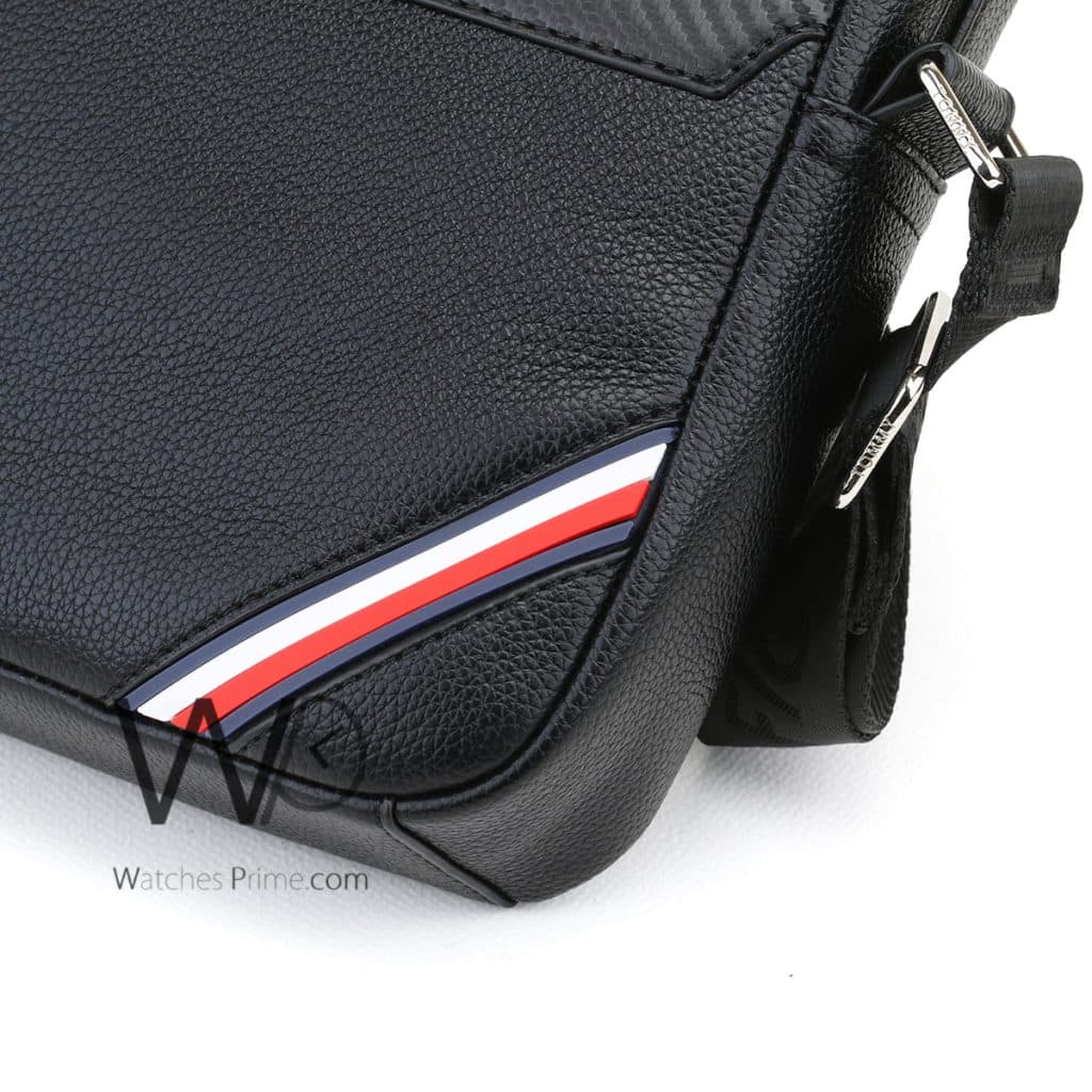 Leather Tommy Hilfiger Crossbody Bag For Men | Watches Prime