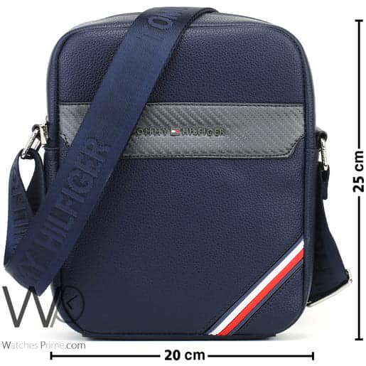 Leather Tommy Hilfiger Crossbody Bag For Men | Watches Prime