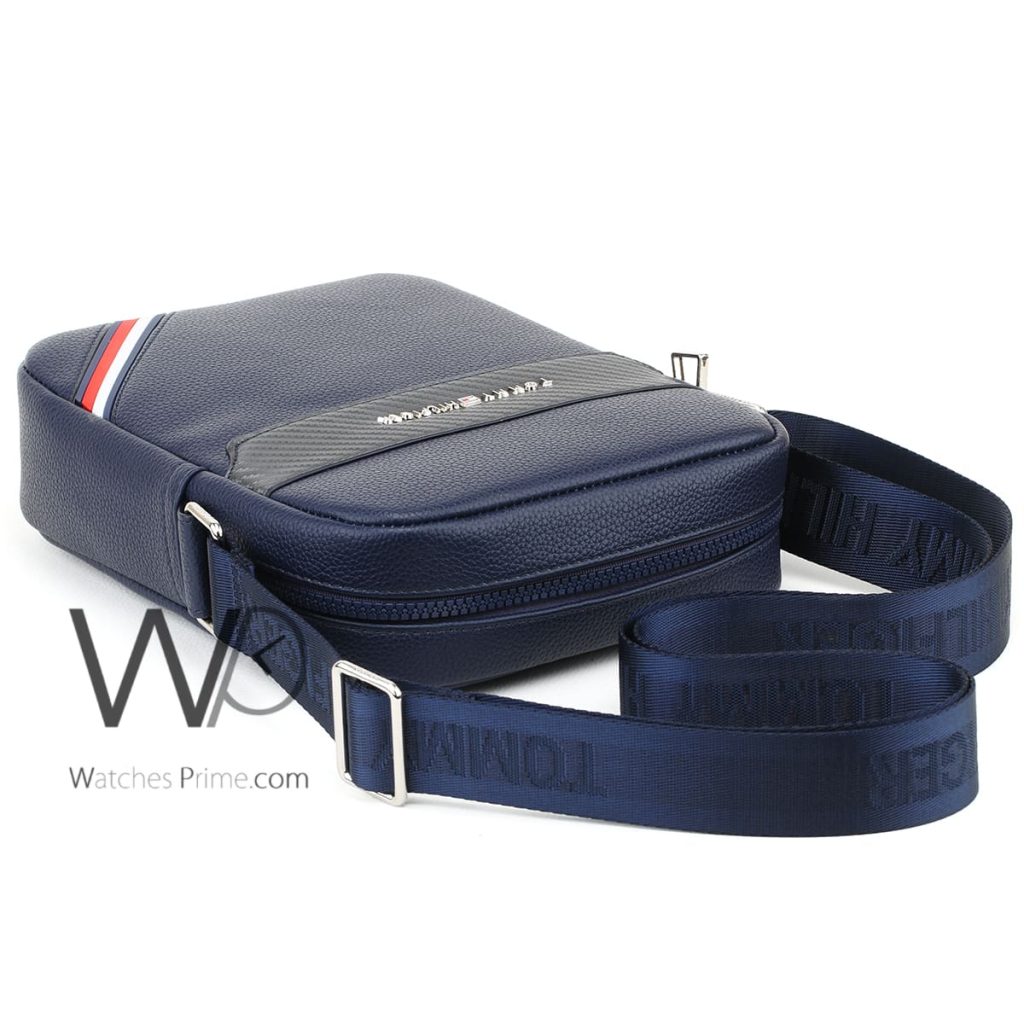 Leather Tommy Hilfiger Crossbody Bag For Men | Watches Prime