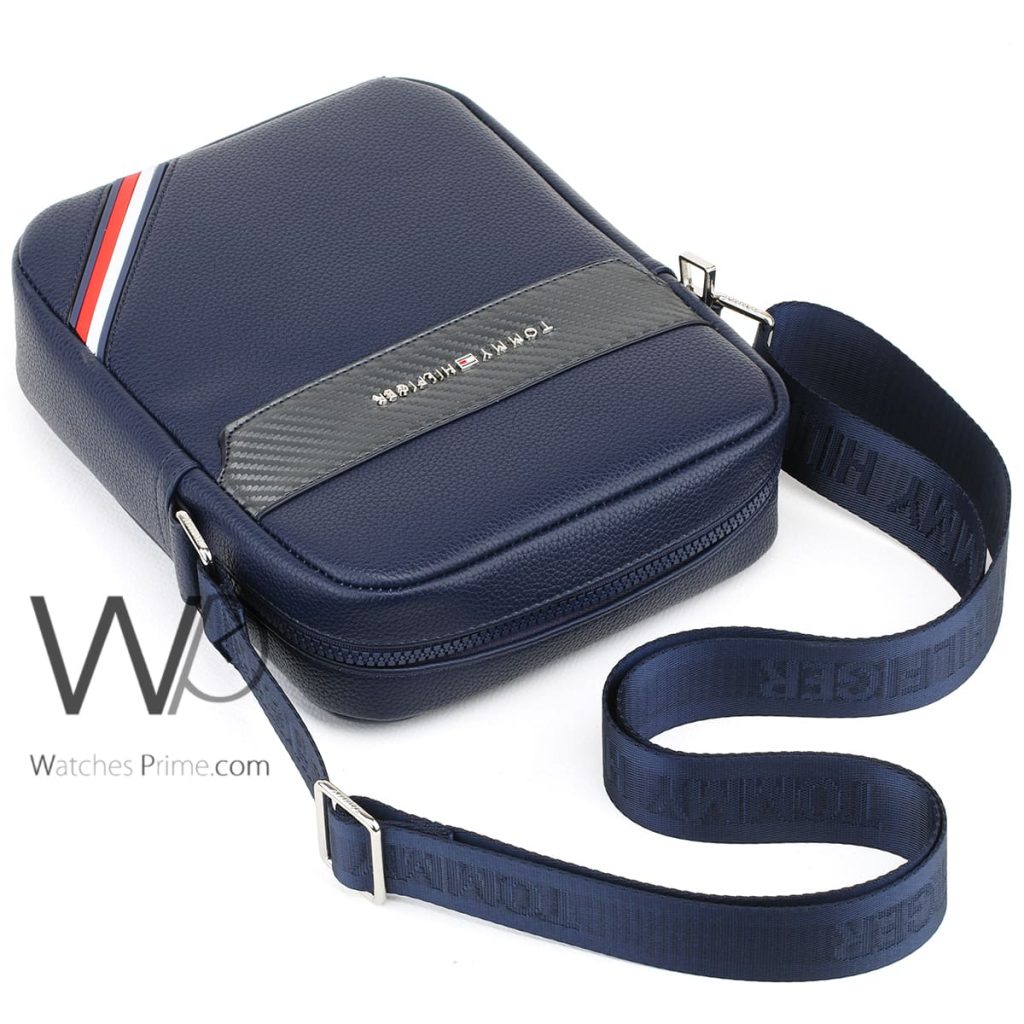 Leather Tommy Hilfiger Crossbody Bag For Men | Watches Prime