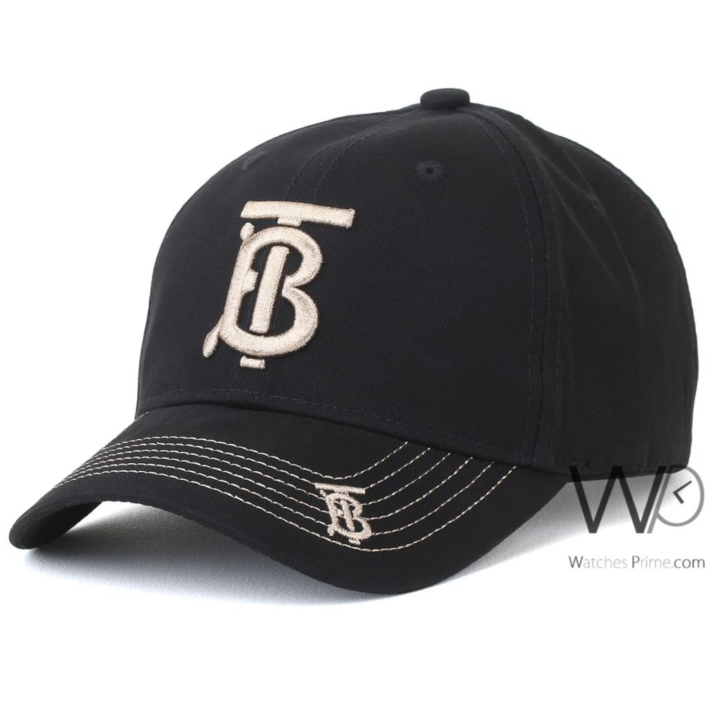 Burberry BT Baseball Cap Black Cotton | Watches Prime