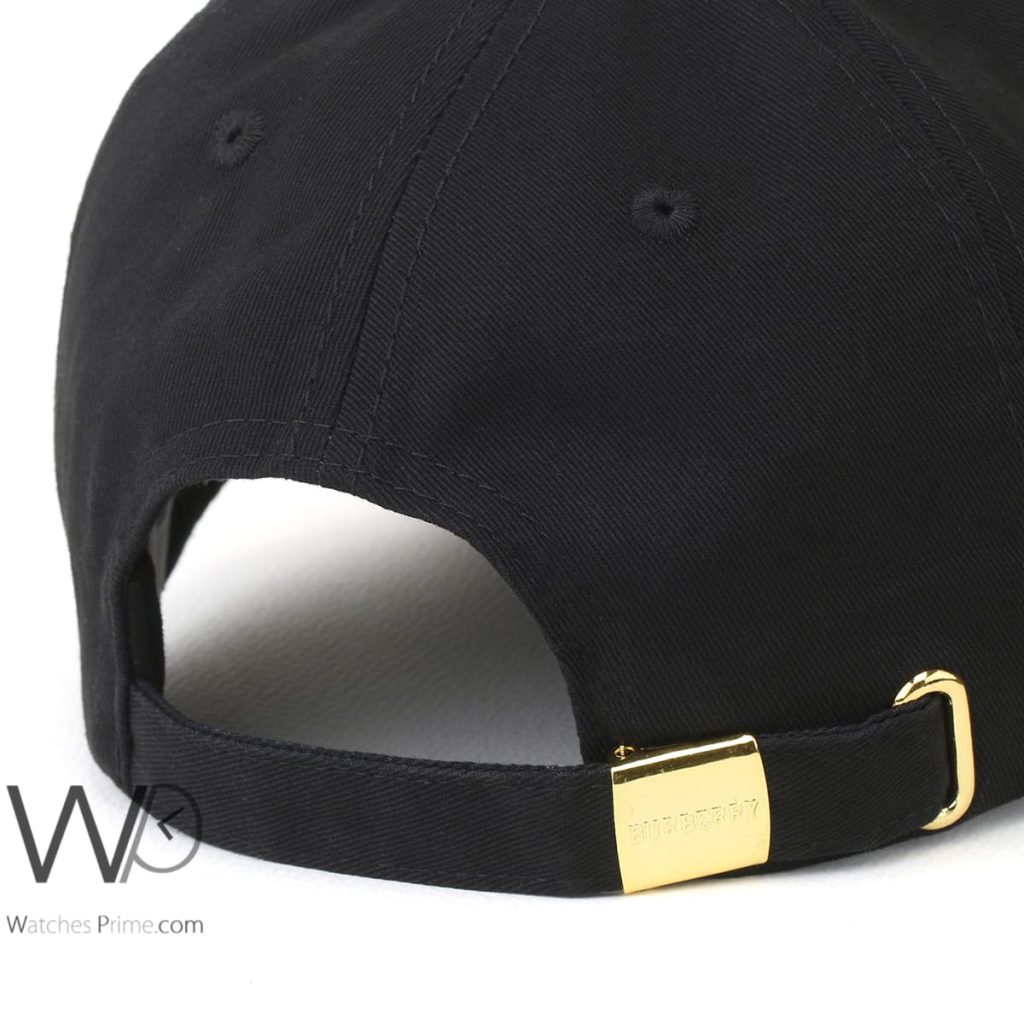 Burberry BT Baseball Cap Black Cotton | Watches Prime