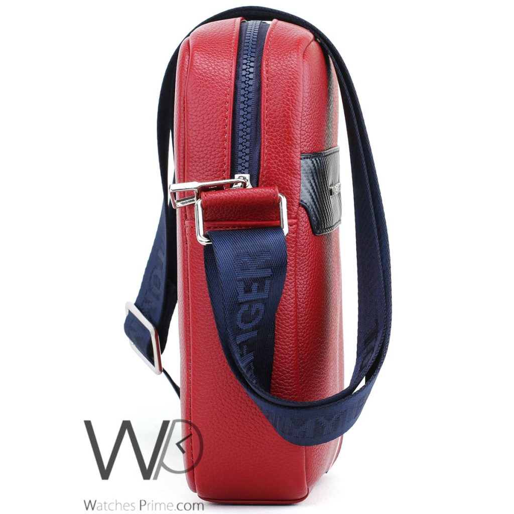 Leather Tommy Hilfiger Crossbody Bag For Men | Watches Prime