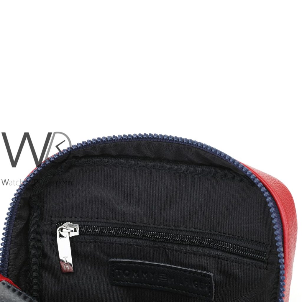 Leather Tommy Hilfiger Crossbody Bag For Men | Watches Prime