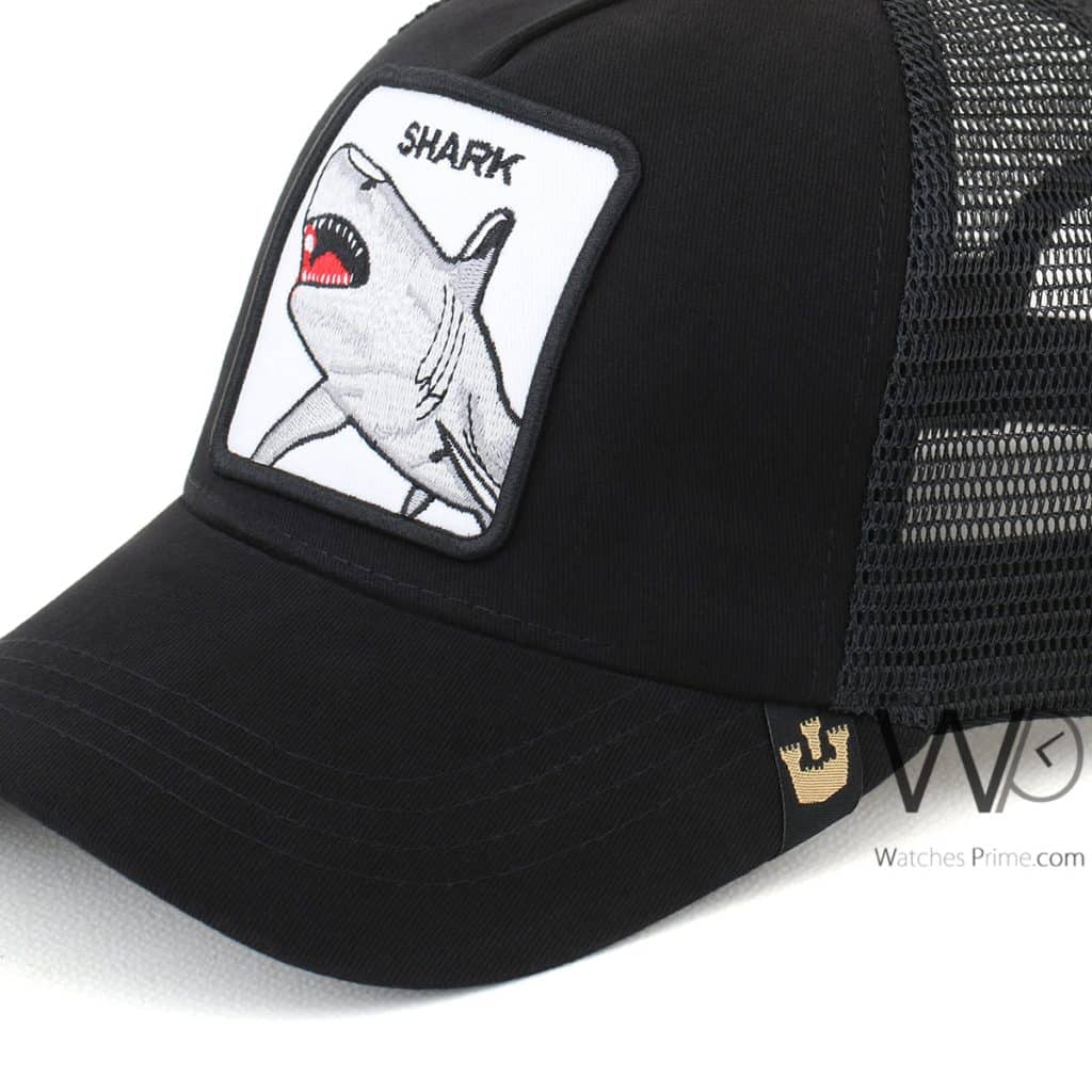 Goorin Bros Shark Trucker Black Mesh Cap | Watches Prime
