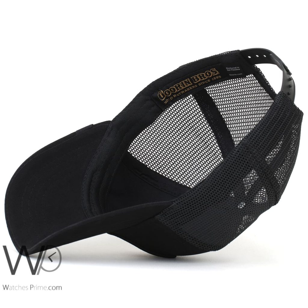 Goorin Bros Shark Trucker Black Mesh Cap | Watches Prime