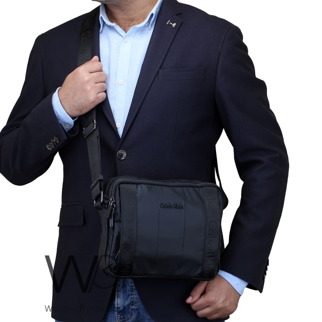 Calvin Klein CK Nylon Crossbody Bag Black | Watches Prime