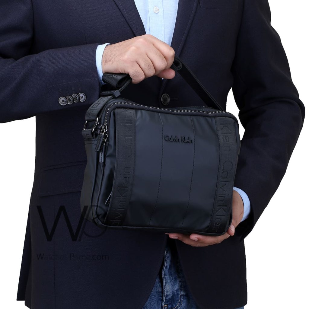 Calvin Klein CK Nylon Crossbody Bag Black | Watches Prime