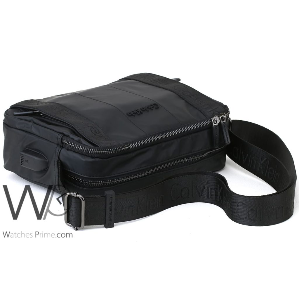 Calvin Klein CK Nylon Crossbody Bag Black | Watches Prime