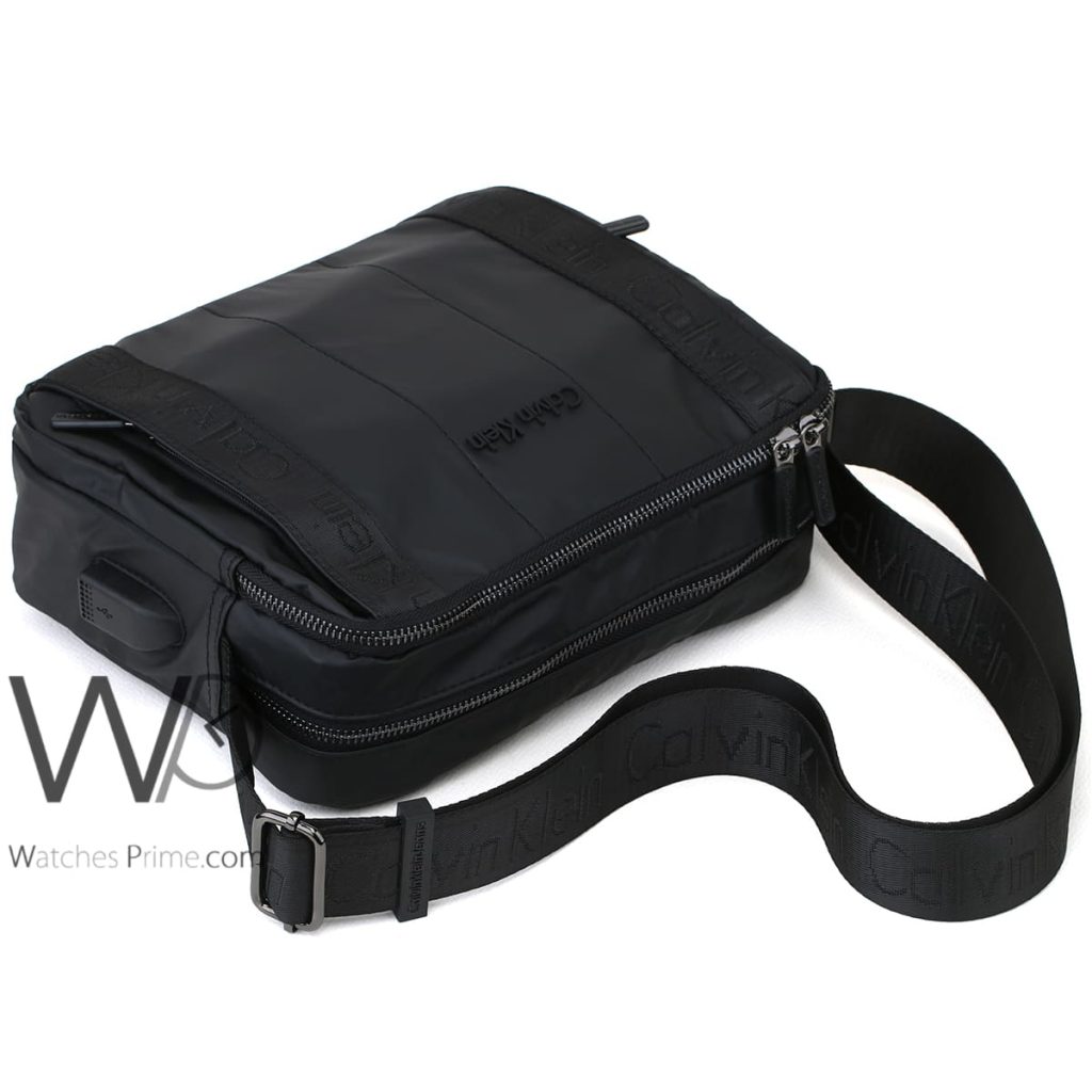 Calvin Klein CK Nylon Crossbody Bag Black | Watches Prime