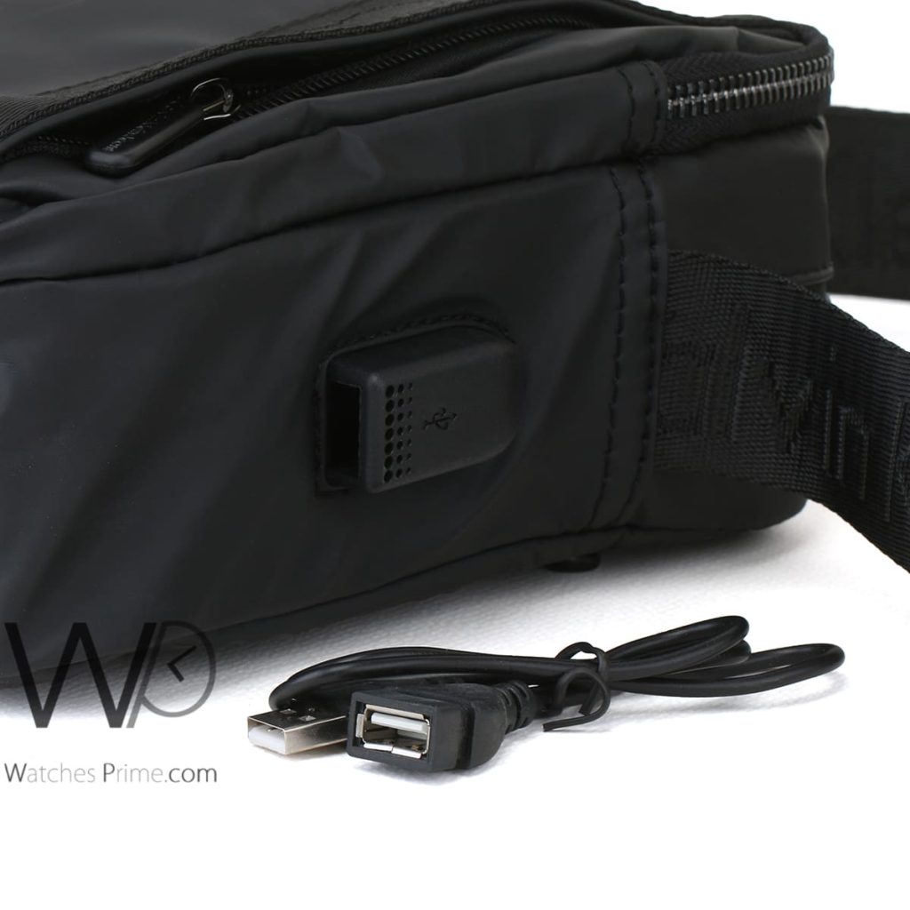 Calvin Klein CK Nylon Crossbody Bag Black | Watches Prime