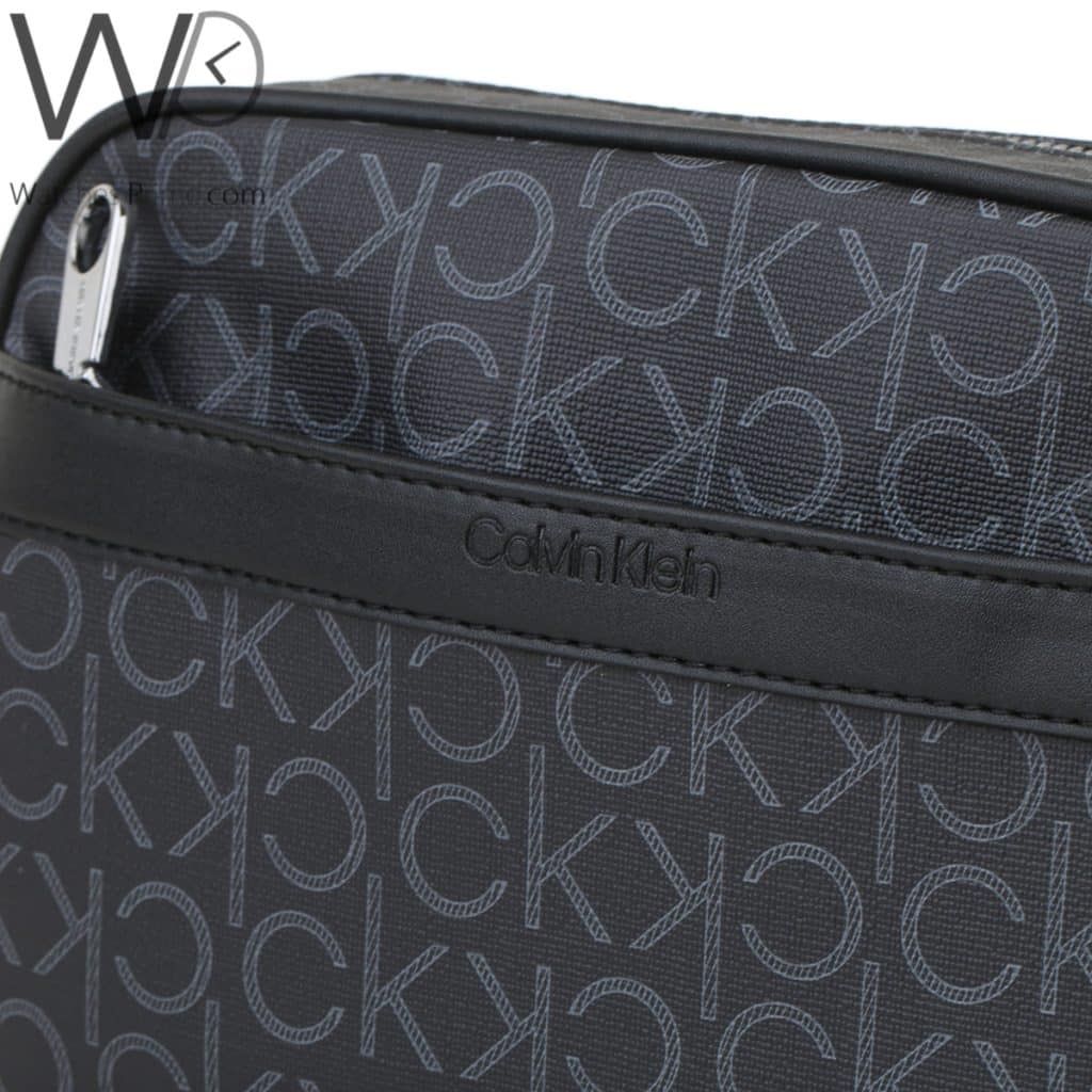Calvin Klein CK Handbag Wash Leather For Men | Watches Prime