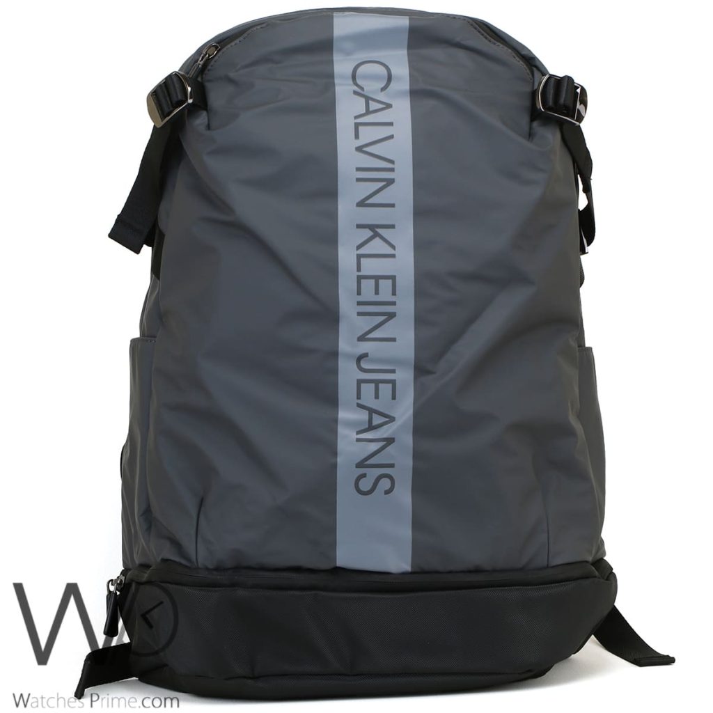 Calvin Klein Jeans CK Backpack Bag Gray Men | Watches Prime