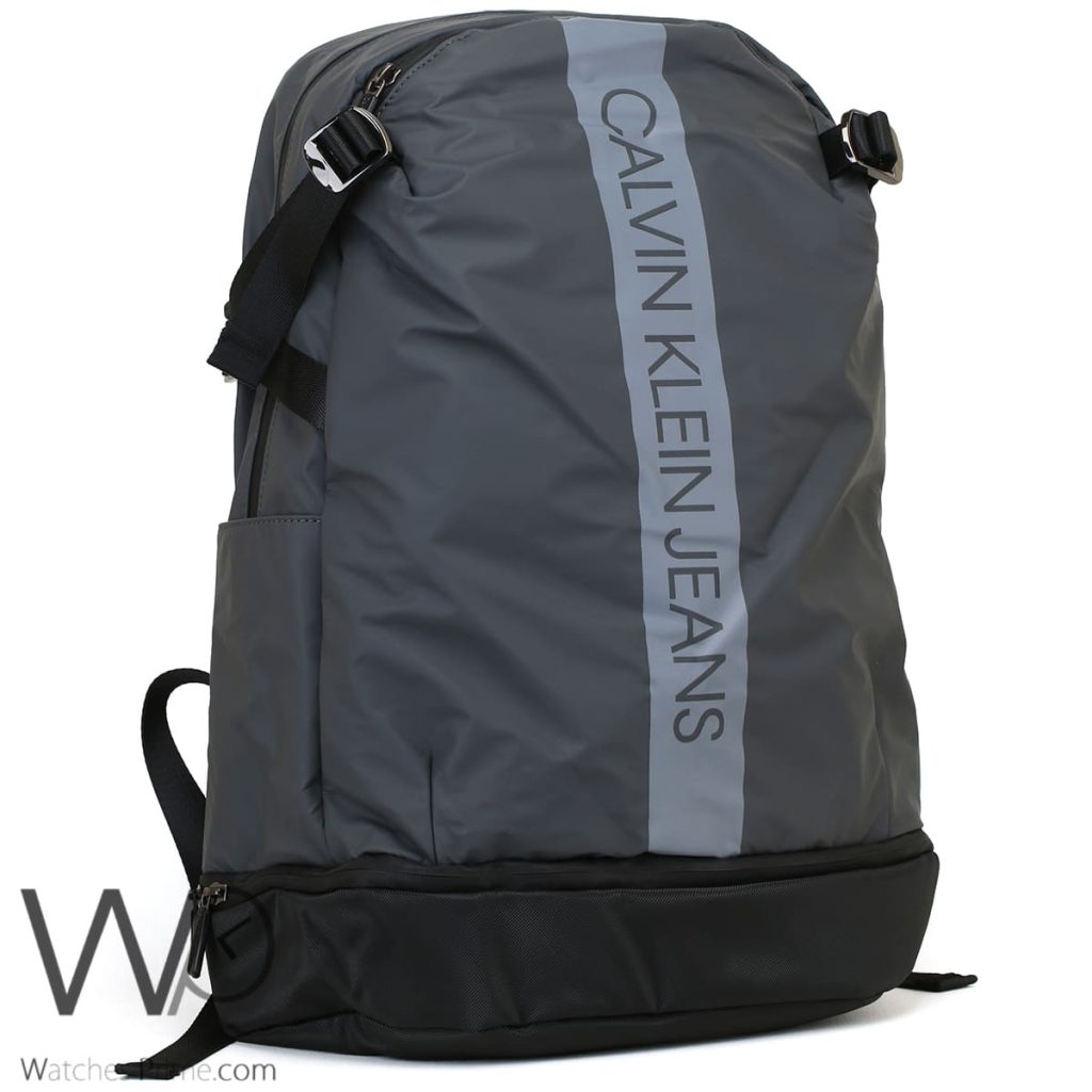 Calvin Klein Jeans CK Backpack Bag Gray Men | Watches Prime