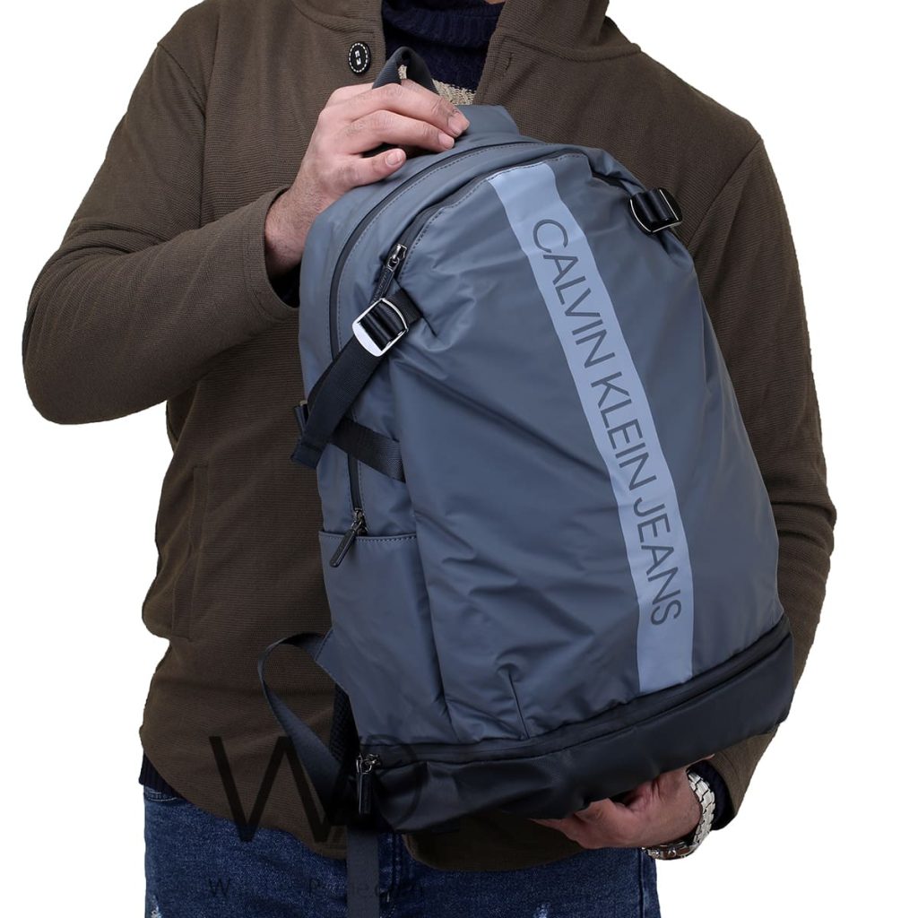 Calvin Klein Jeans CK Backpack Bag Gray Men | Watches Prime