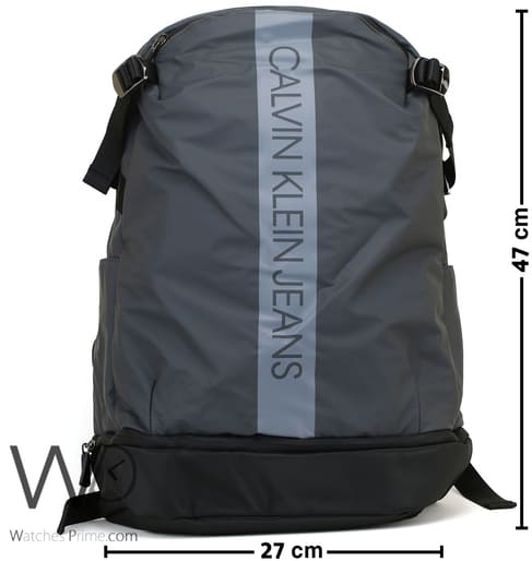 Calvin Klein Jeans CK Backpack Bag Gray Men | Watches Prime