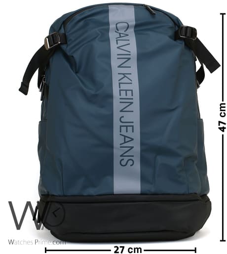 Calvin Klein Jeans CK Backpack Bag Navy Blue | Watches Prime