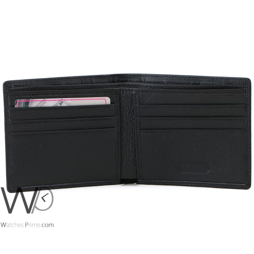 Coach Black Patterned Wallet Leather Men | Watches Prime