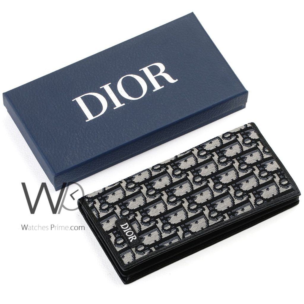 محفظة طويلة كريستيان ديور Dior رجالي اسود | واتشز برايم